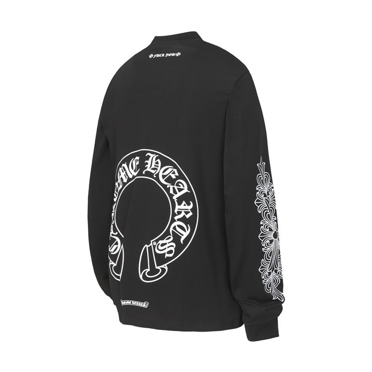 Chrome Hearts Long-Sleeve Sleeve Graphic T-Shirt