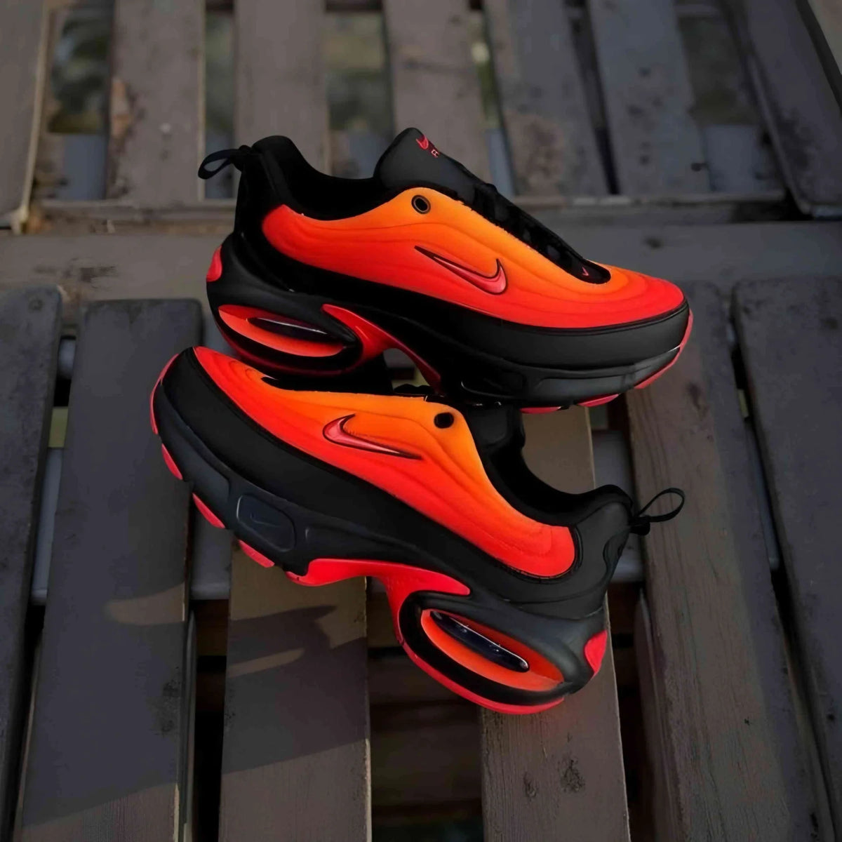 Nike Air Max Portal Women's sneakers "Black & Orange"