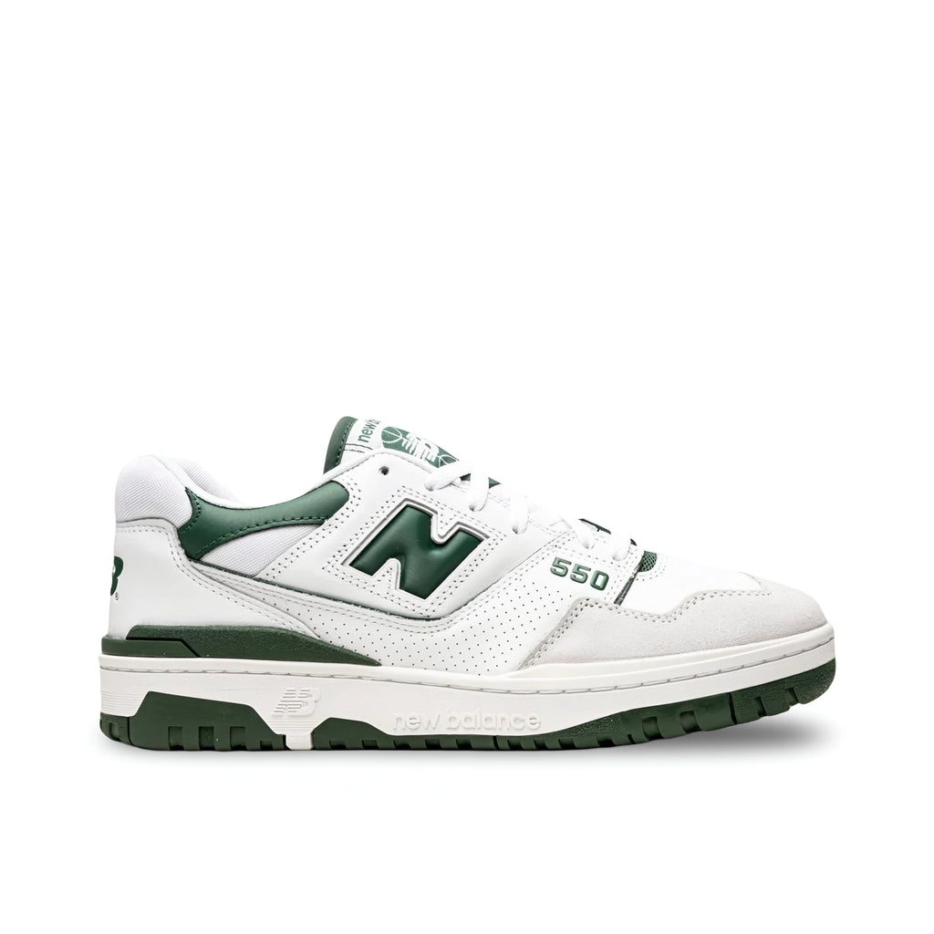 New Balance 550 sneakers “White/ Team Forest Green”