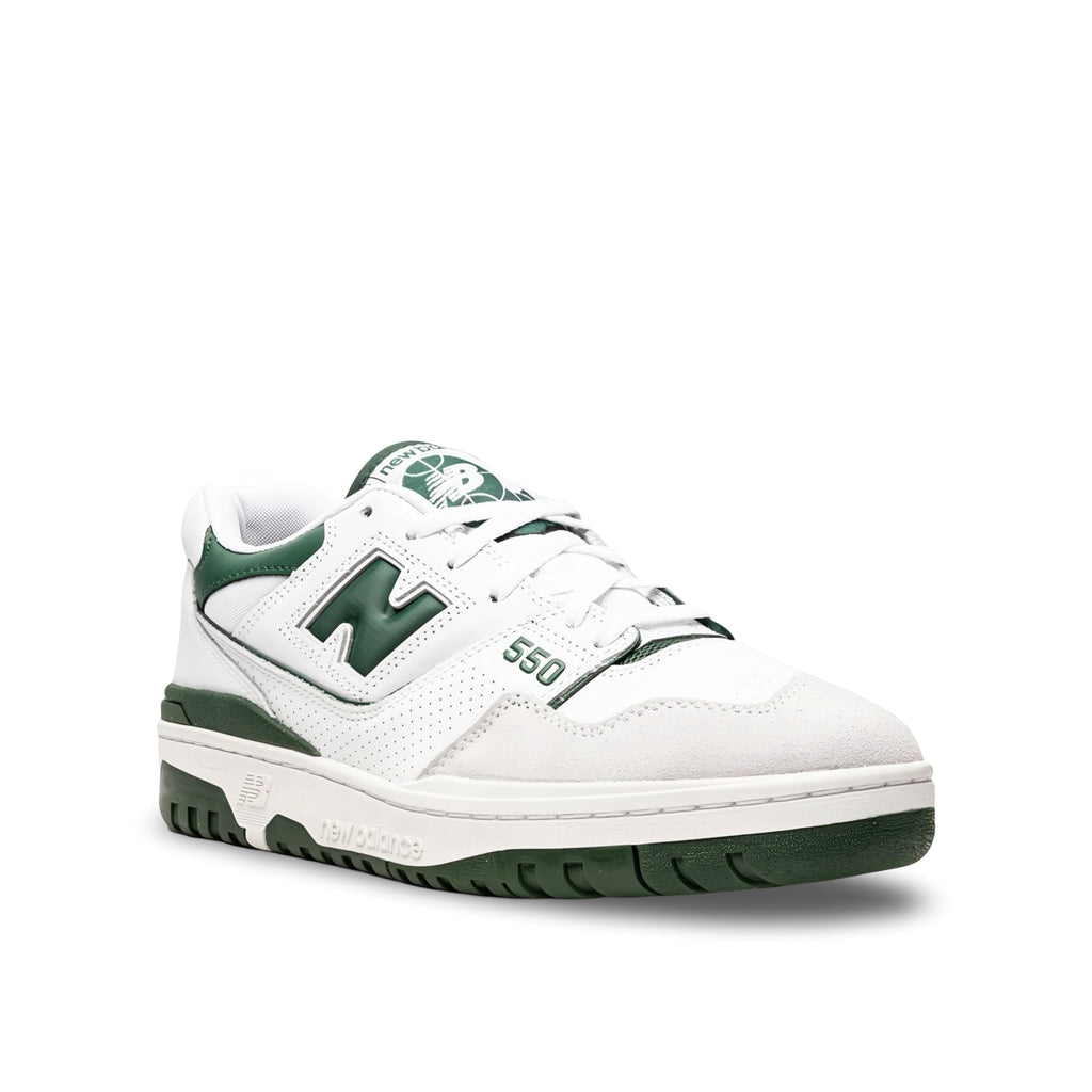 New Balance 550 sneakers “White/ Team Forest Green”