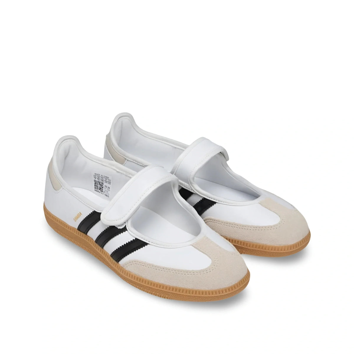 Adidas Samba Mary Jane – White/Black/Gum