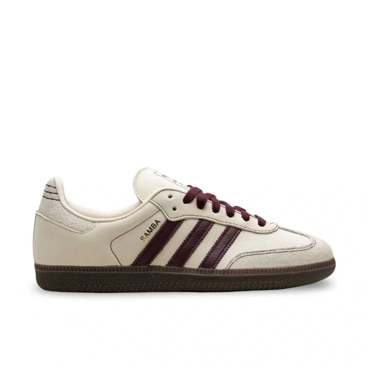 Adidas Samba OG W – Wonder White / Maroon
