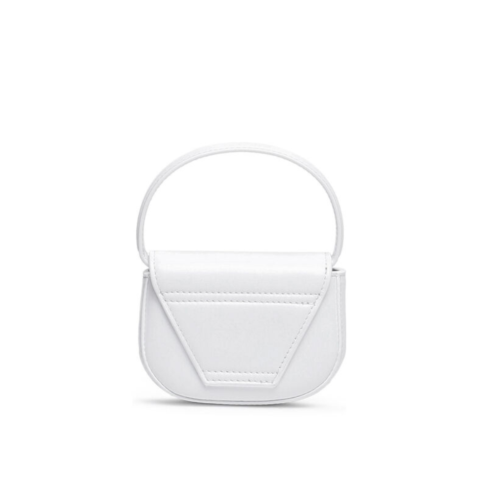 Diesel 1DR XS Mini Bag with D Plaque White - view 3