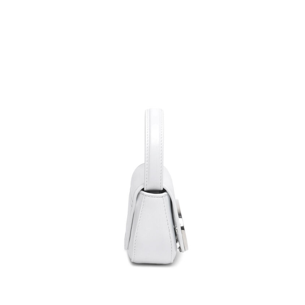 Diesel 1DR XS Mini Bag with D Plaque White - view 4