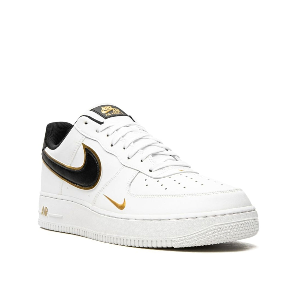 Air Force 1 '07 LV8 "Double Swoosh - White/ Black/Gold'