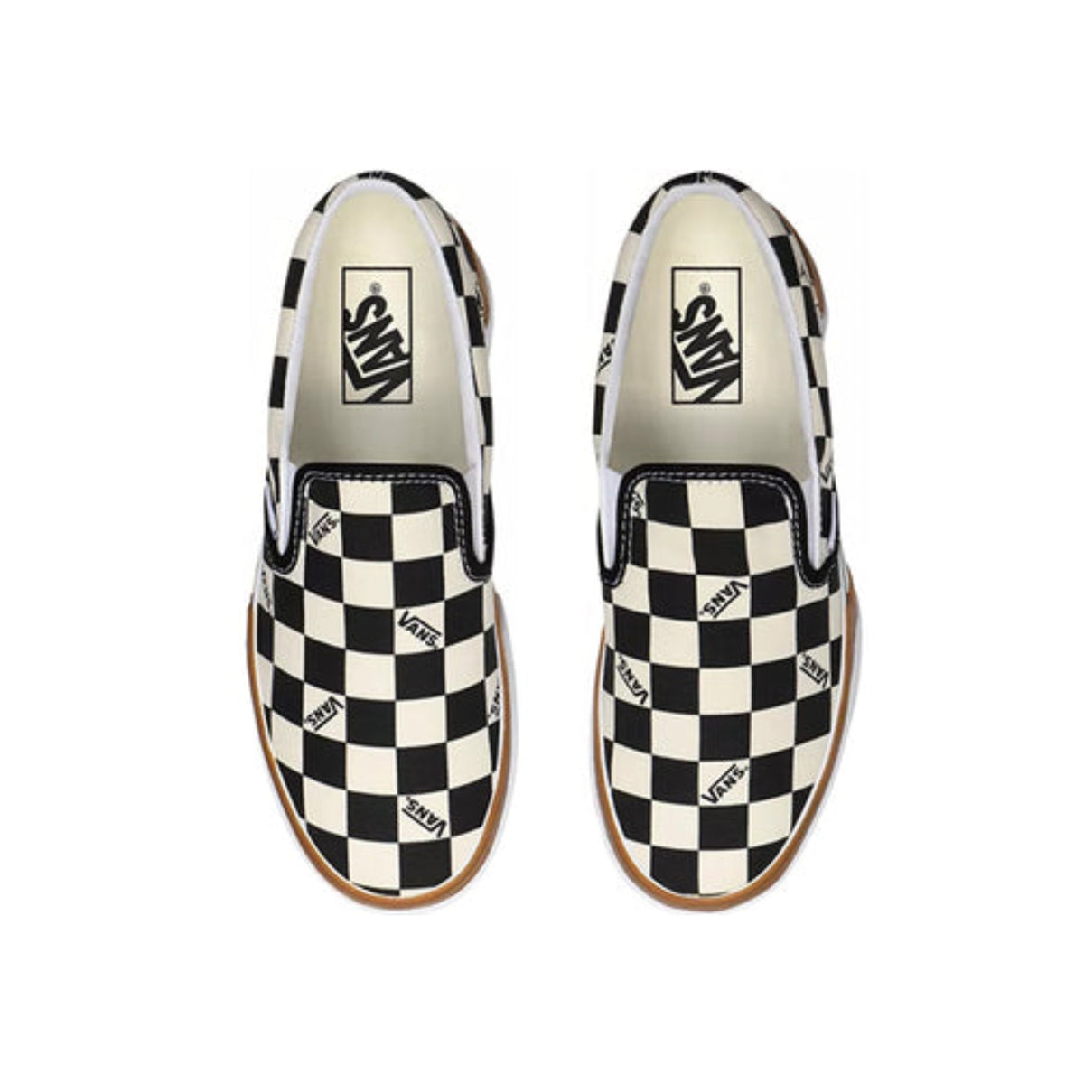 Vans Checkerboard Slip-On Stacked (Multi/True White)