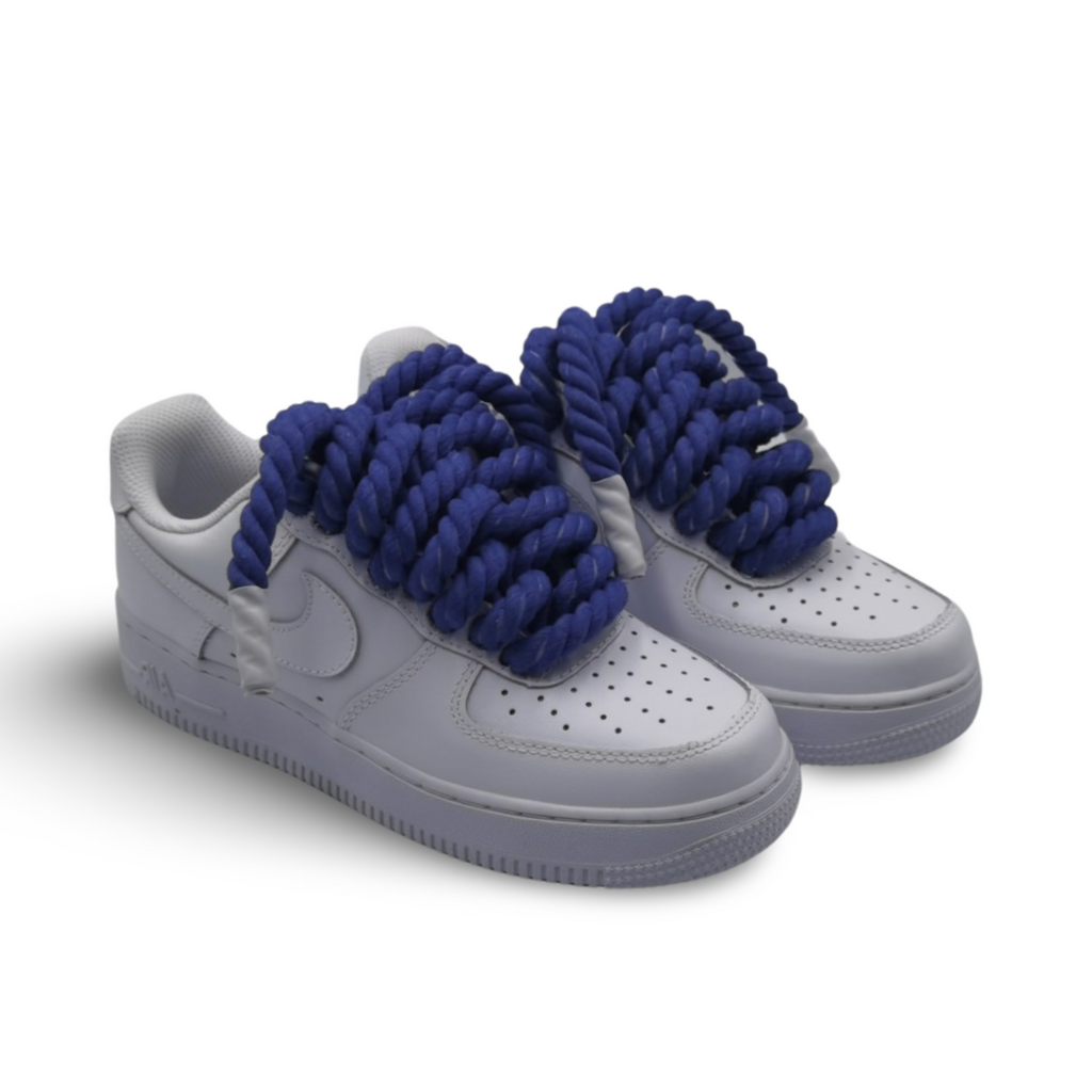 Air Force 1 blue Custom Rope lace