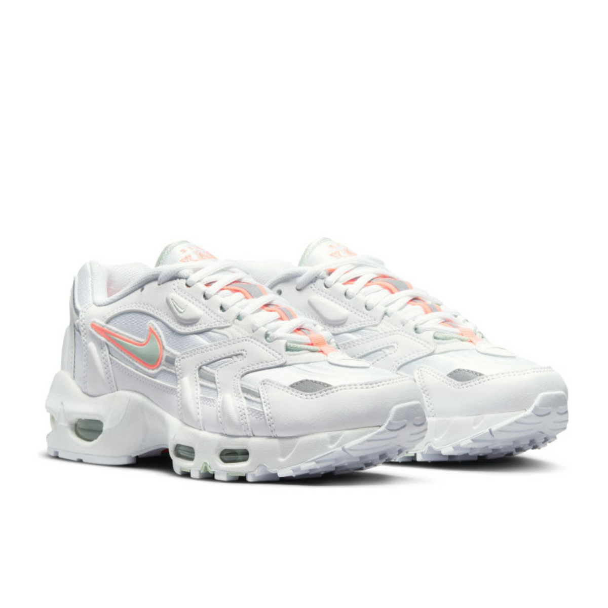 NIKE AIR MAX 96 2 WHITE BRIGHT MANGO WOMENS