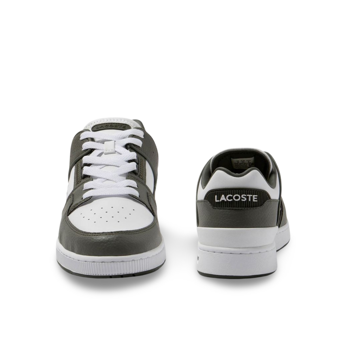 Lacoste Court Cage Trainers – White/Khaki
