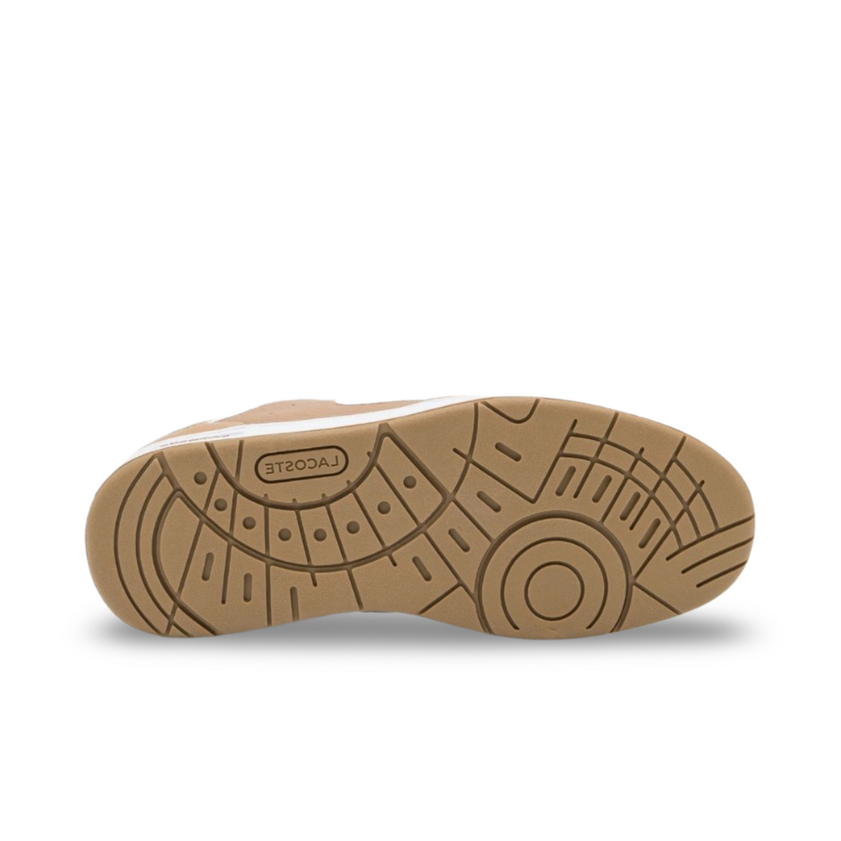 Lacoste Court Cage Athletic Shoe - Tan / White