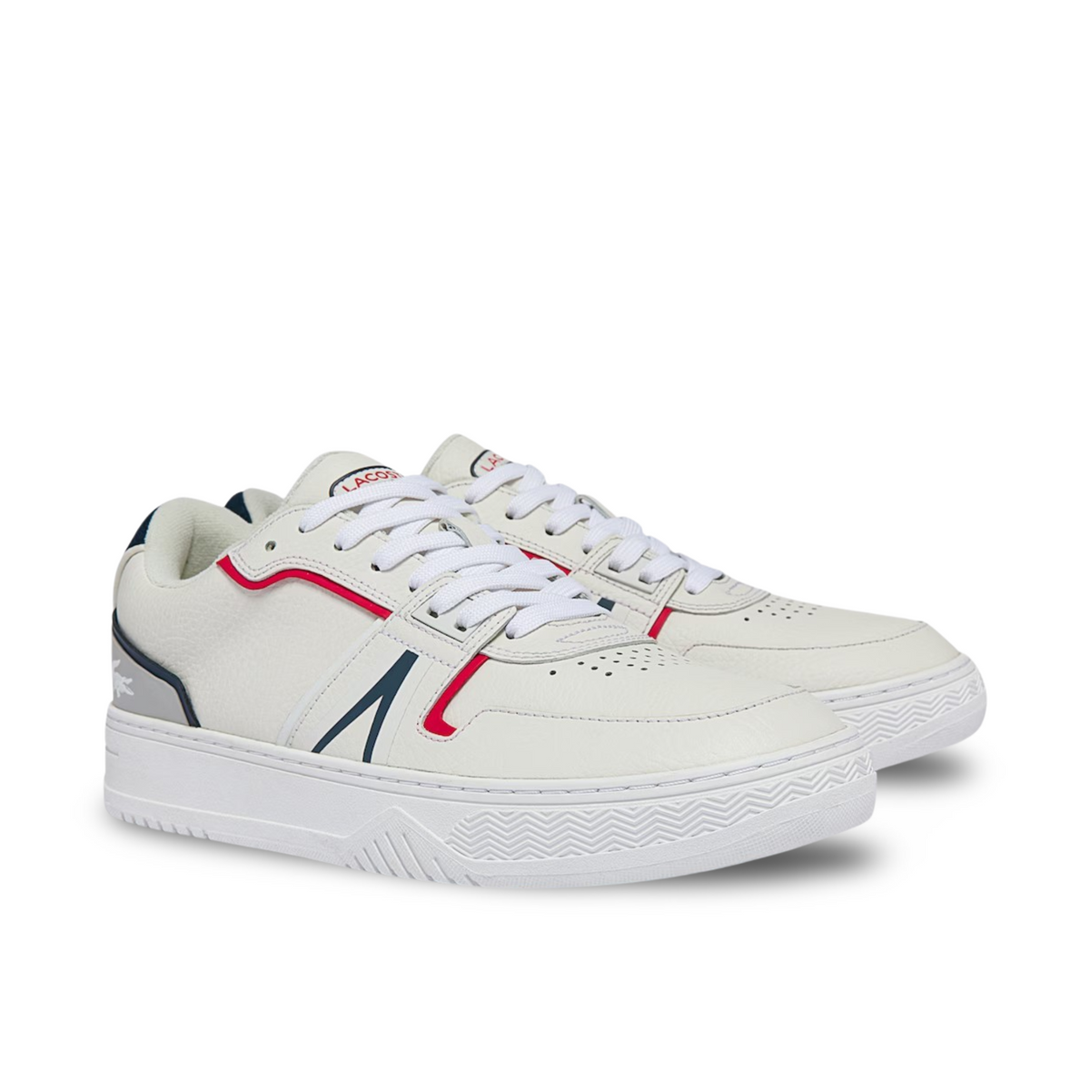 LACOSTE MEN'S L001 LEATHER SNEAKERS