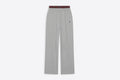 Balenciaga Grey Sweatpants: Grey sweatpants with wide legs and a contrasting waistband detail