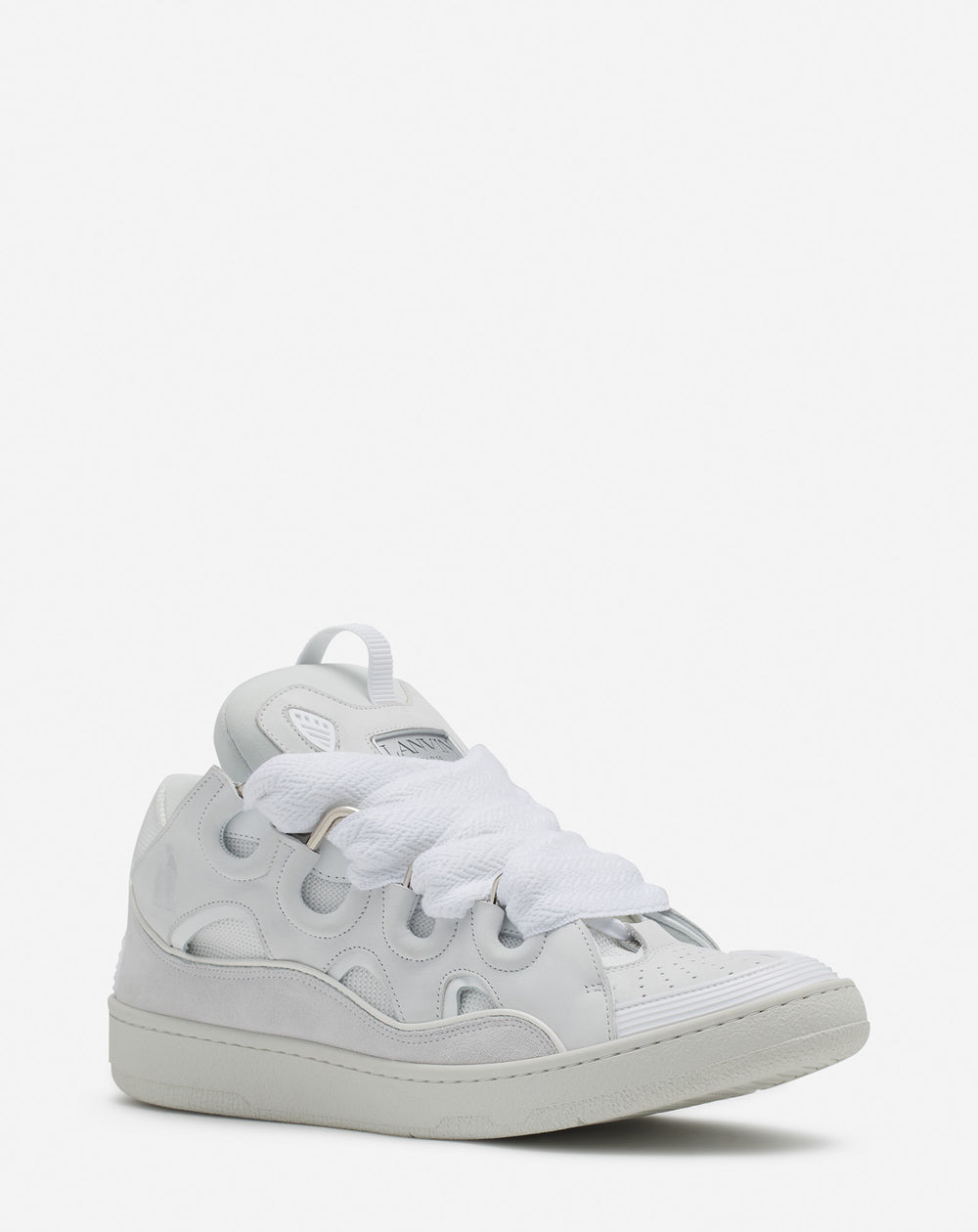 Lanvin Curb Sneakers – White